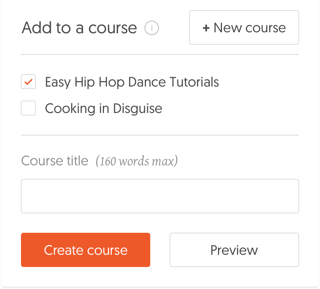Screenshot course
